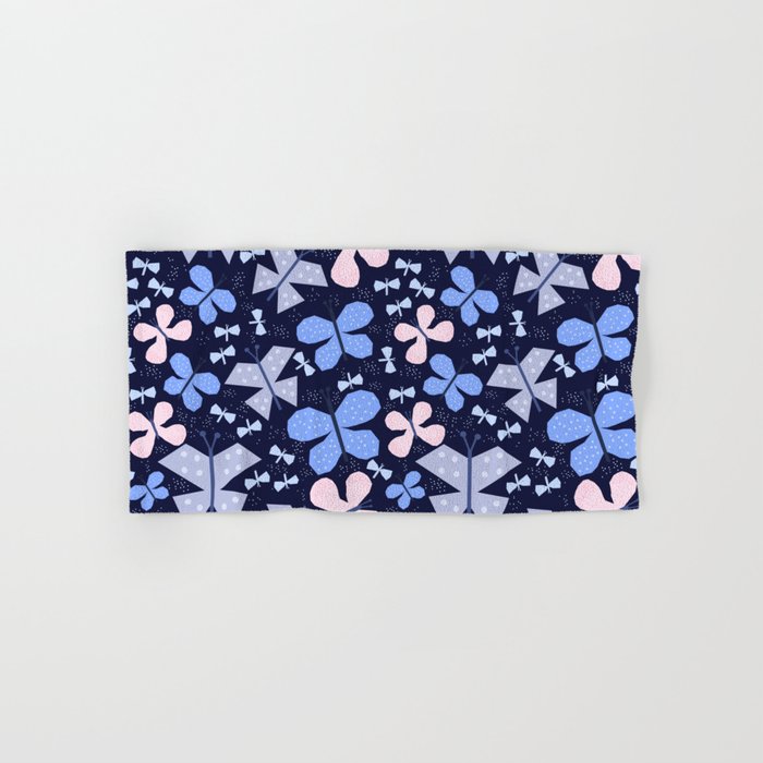 Butterflies at night Bath Towel Gallery Image 1