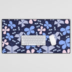Butterflies at night Desk Mat Gallery Image 1
