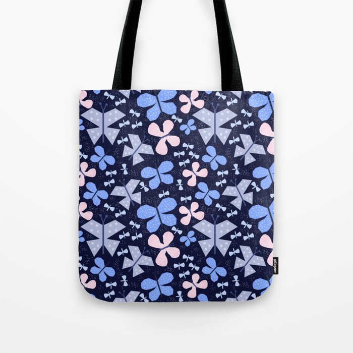 Butterflies at night Tote Bag Gallery Image 1