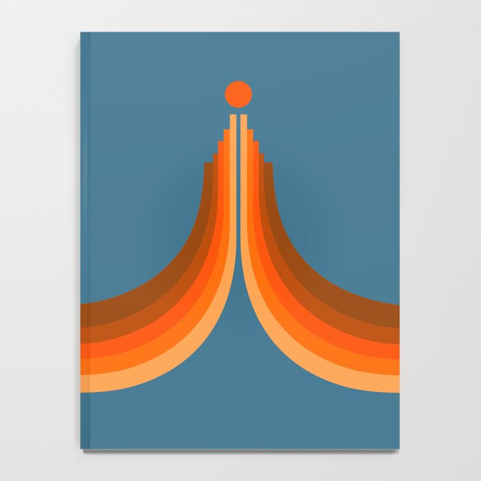 Abstraction_SUN_RISING_RETRO_SPACE_POP_ART_0906S Notebook Gallery Image 4