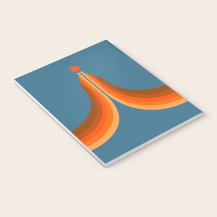 Abstraction_SUN_RISING_RETRO_SPACE_POP_ART_0906S Notebook Gallery Image 3