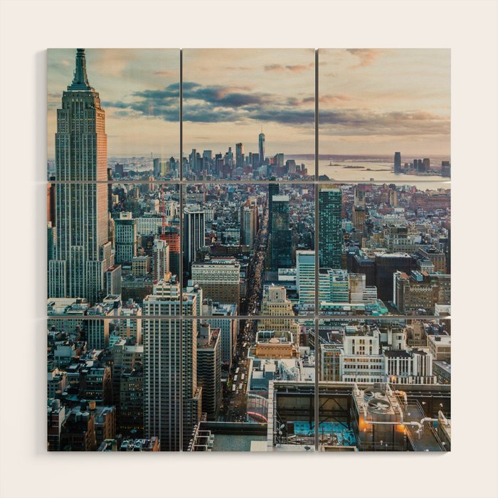 New York City (Color) Wood Wall Art Gallery Image 1