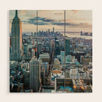 New York City (Color) Wood Wall Art Gallery Image 1