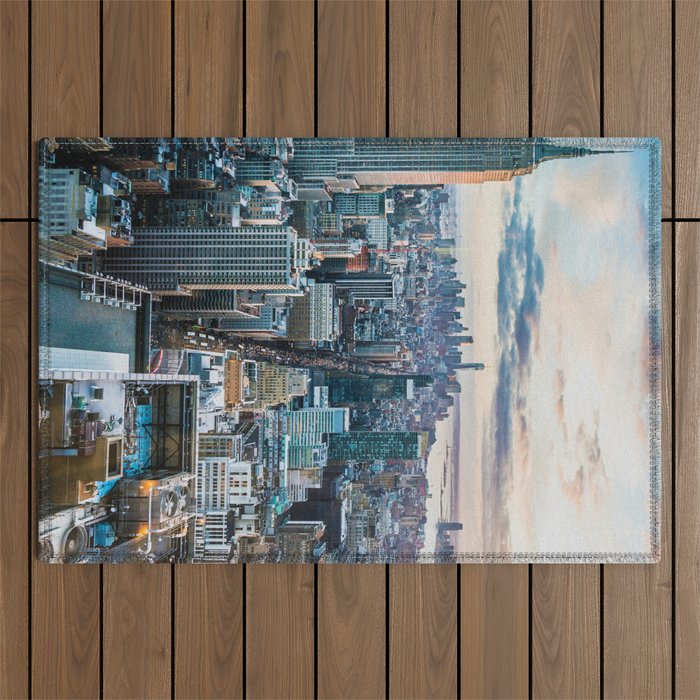 New York City (Color) Outdoor Rug Gallery Image 1