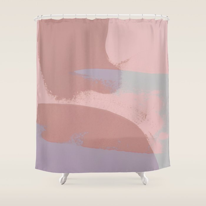 layered shapes Shower Curtain Gallery Image 1