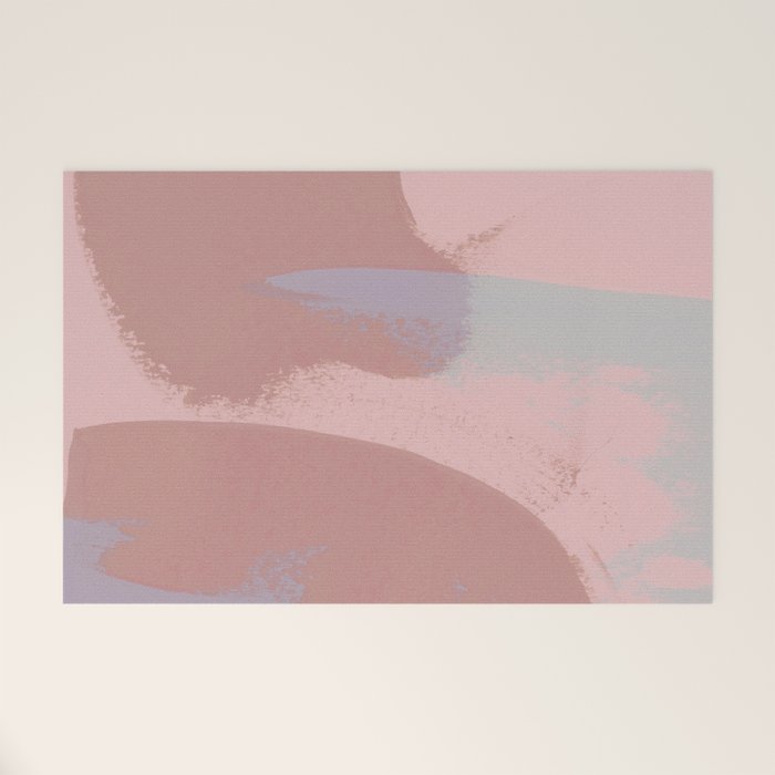 layered shapes Welcome Mat