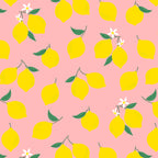 Vintage lemon fruit branch cartoon pattern Coffee Mug Gallery Image 2