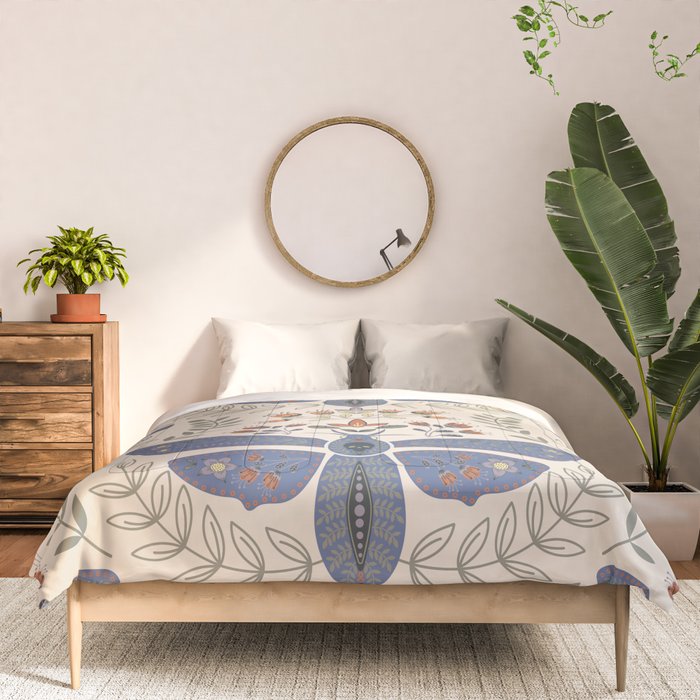 Magical Death Head Moth Comforter Gallery Image 3