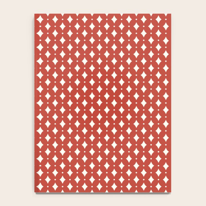 Vintage Stars I Bright Red Notebook Gallery Image 4