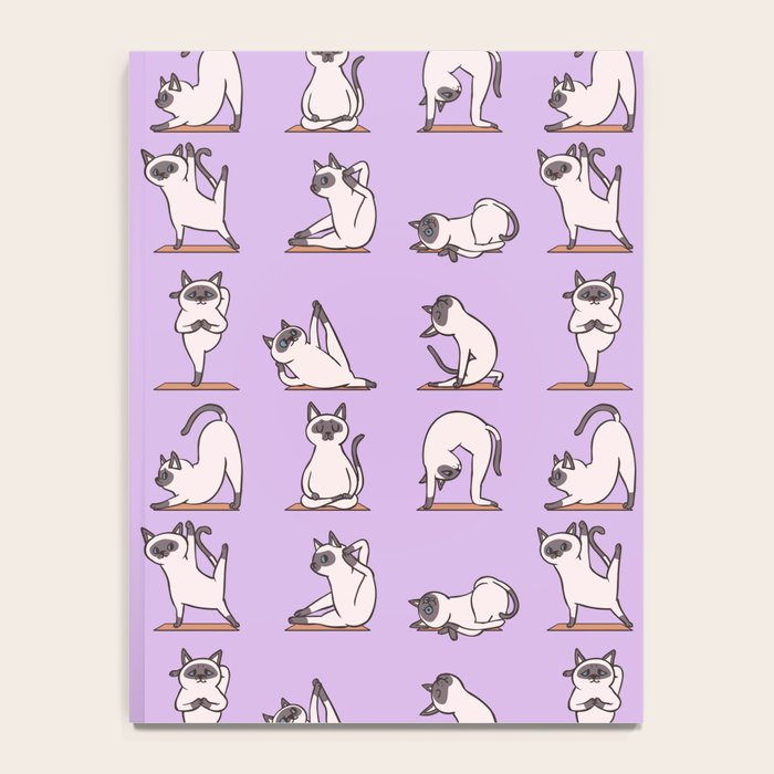 Siamese Cat Yoga Notebook Gallery Image 4