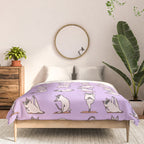 Siamese Cat Yoga Comforter Gallery Image 3