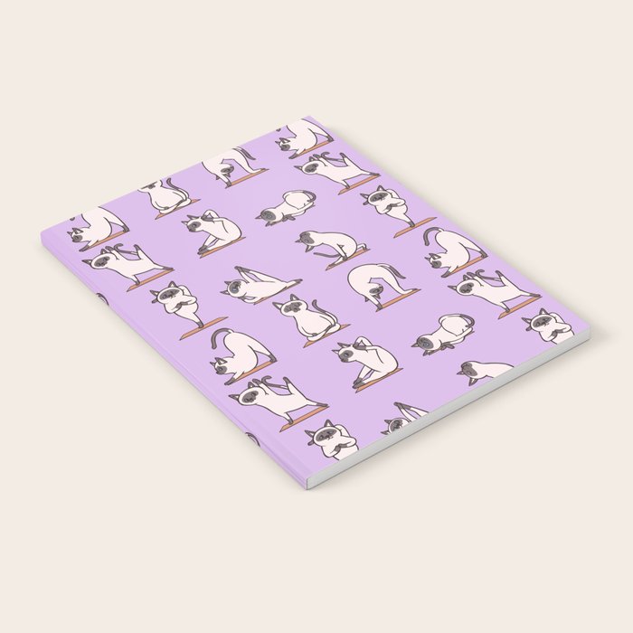 Siamese Cat Yoga Notebook Gallery Image 2