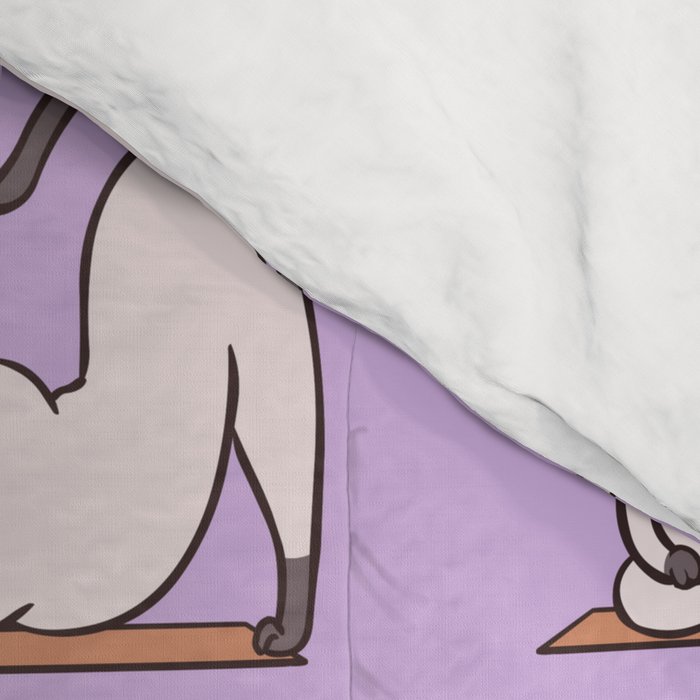 Siamese Cat Yoga Comforter Gallery Image 4