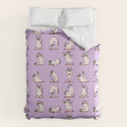 Siamese Cat Yoga Duvet Cover Gallery Image 6