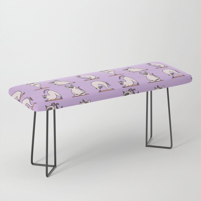 Siamese Cat Yoga Bench Gallery Image 1