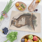 Bird Divinations: Eagle Owl (about: almanacofbirds.org) Cutting Board Gallery Image 2