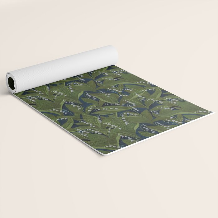 Lily of the Valley Field Yoga Mat Gallery Image 2
