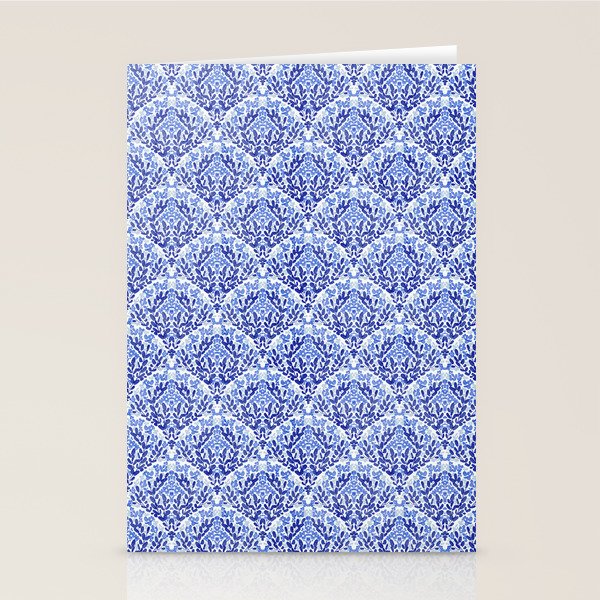 Chinoiserie Scallops Stationery Card Gallery Image 2