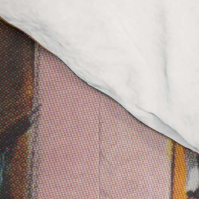 Valais Vintage Ski Travel Poster Comforter Gallery Image 4