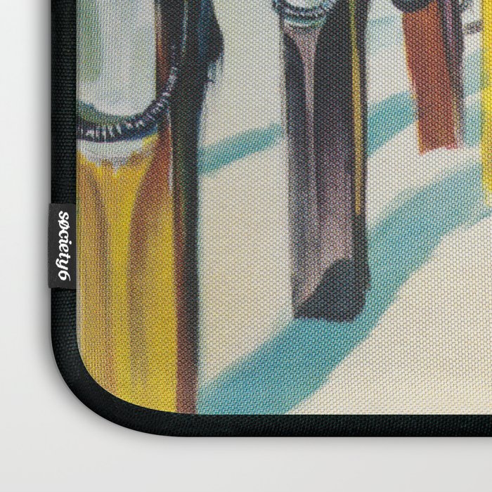 Valais Vintage Ski Travel Poster Laptop Sleeve Gallery Image 3