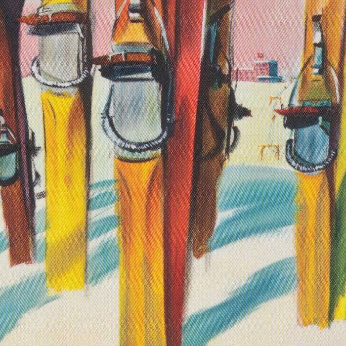 Valais Vintage Ski Travel Poster Coffee Mug Gallery Image 2