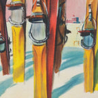 Valais Vintage Ski Travel Poster Coffee Mug Gallery Image 2