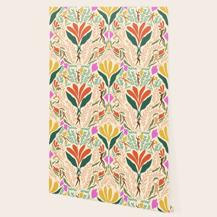 Dancing Foliage // Body Positive Ladies Wallpaper Gallery Image 2