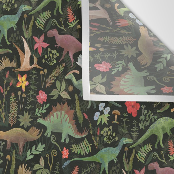 Dinosaur Jungle Wall Tapestry Gallery Image 3
