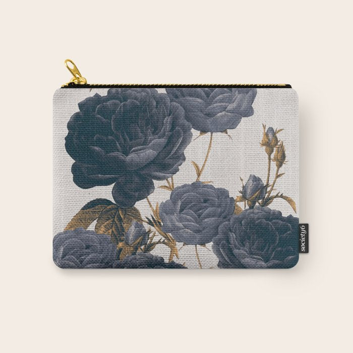 blue flowers Carry All Pouch Gallery Image 1