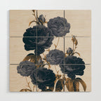 blue flowers Wood Wall Art Gallery Image 1