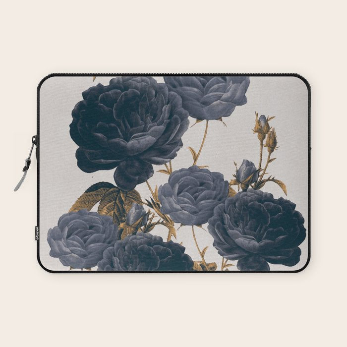 blue flowers Laptop Sleeve Gallery Image 1