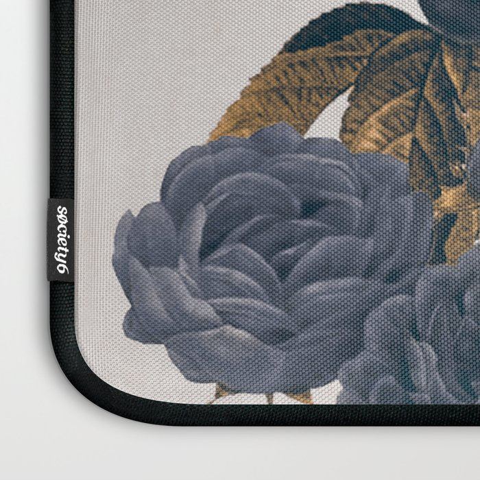 blue flowers Laptop Sleeve Gallery Image 3