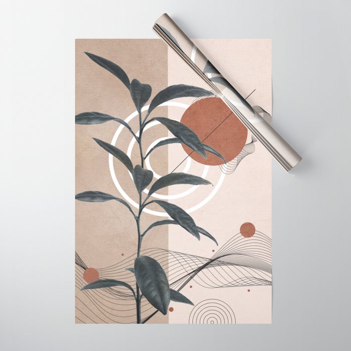 Plant Life Design 03 Wrapping Paper Gallery Image 1