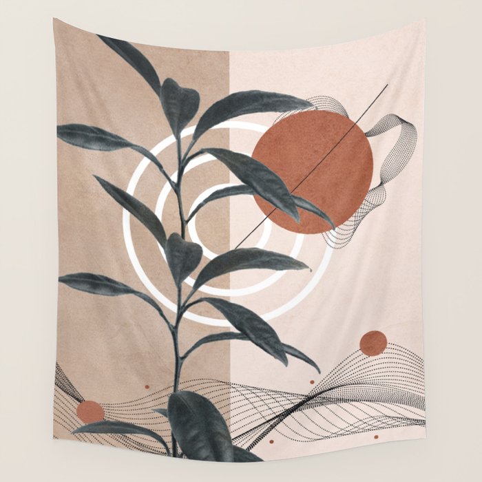 Plant Life Design 03 Wall Tapestry Gallery Image 1