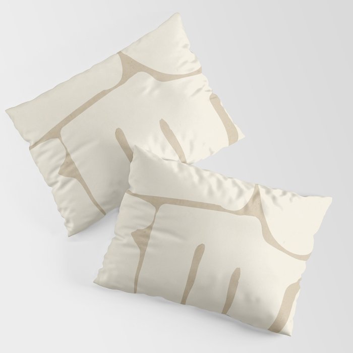 Modern Abstract Minimal Shapes 164 Pillow Sham Gallery Image 3