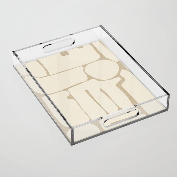 Modern Abstract Minimal Shapes 164 Acrylic Tray Gallery Image 1