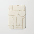 Modern Abstract Minimal Shapes 164 Bath Mat Gallery Image 1