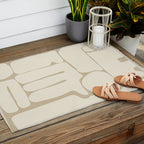 Modern Abstract Minimal Shapes 164 Outdoor Rug Gallery Image 2