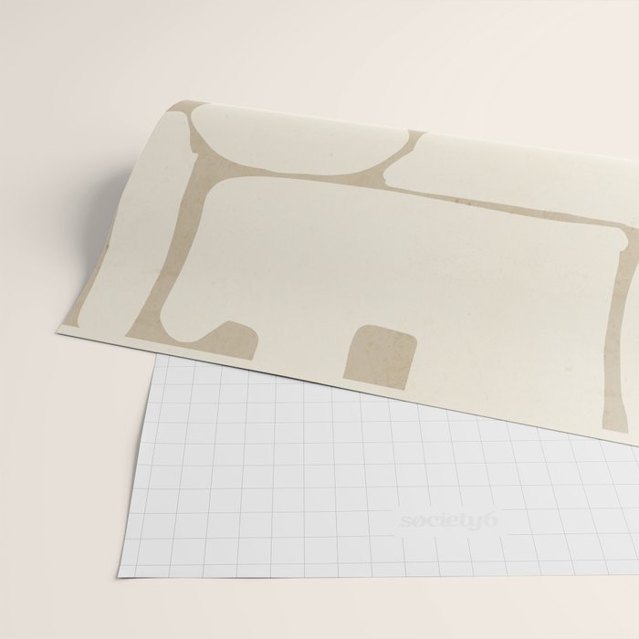 Modern Abstract Minimal Shapes 164 Wrapping Paper Gallery Image 2