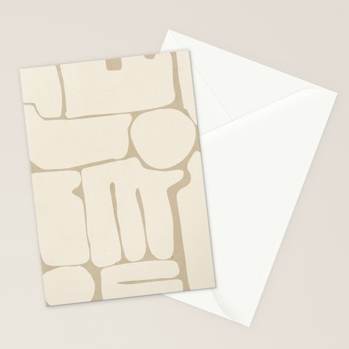 Modern Abstract Minimal Shapes 164 Stationery Card Gallery Image 2