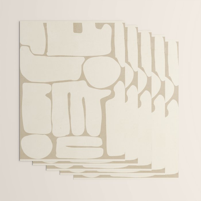 Modern Abstract Minimal Shapes 164 Wrapping Paper Gallery Image 3