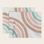 Double Retro Rainbows Placemat Gallery Image 1