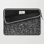 Onyx: Mid Century Abstract Art Laptop Sleeve Gallery Image 2