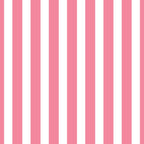 Rose Pink & White Cabana Stripe Coffee Mug Gallery Image 2