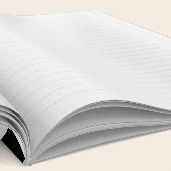 Black and white diamond shape,check,chess pattern  Notebook Gallery Image 2
