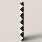 Black and white diamond shape,check,chess pattern  iPhone Case Gallery Image 2