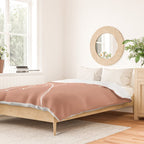 Monstera minimal - earth Duvet Cover Gallery Image 2
