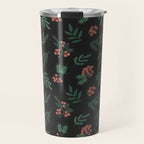 Yuletide Botanical Print Travel Mug Gallery Image 1