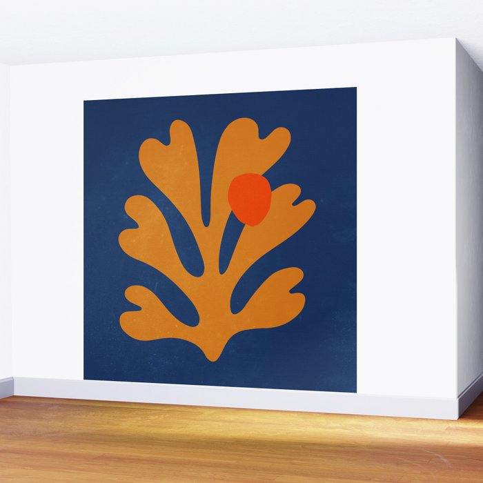 Indigo Sun: Paper Cutouts Matisse Edition Wall Mural Gallery Image 2