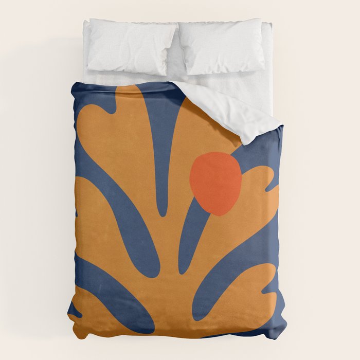 Indigo Sun: Paper Cutouts Matisse Edition Duvet Cover Gallery Image 6